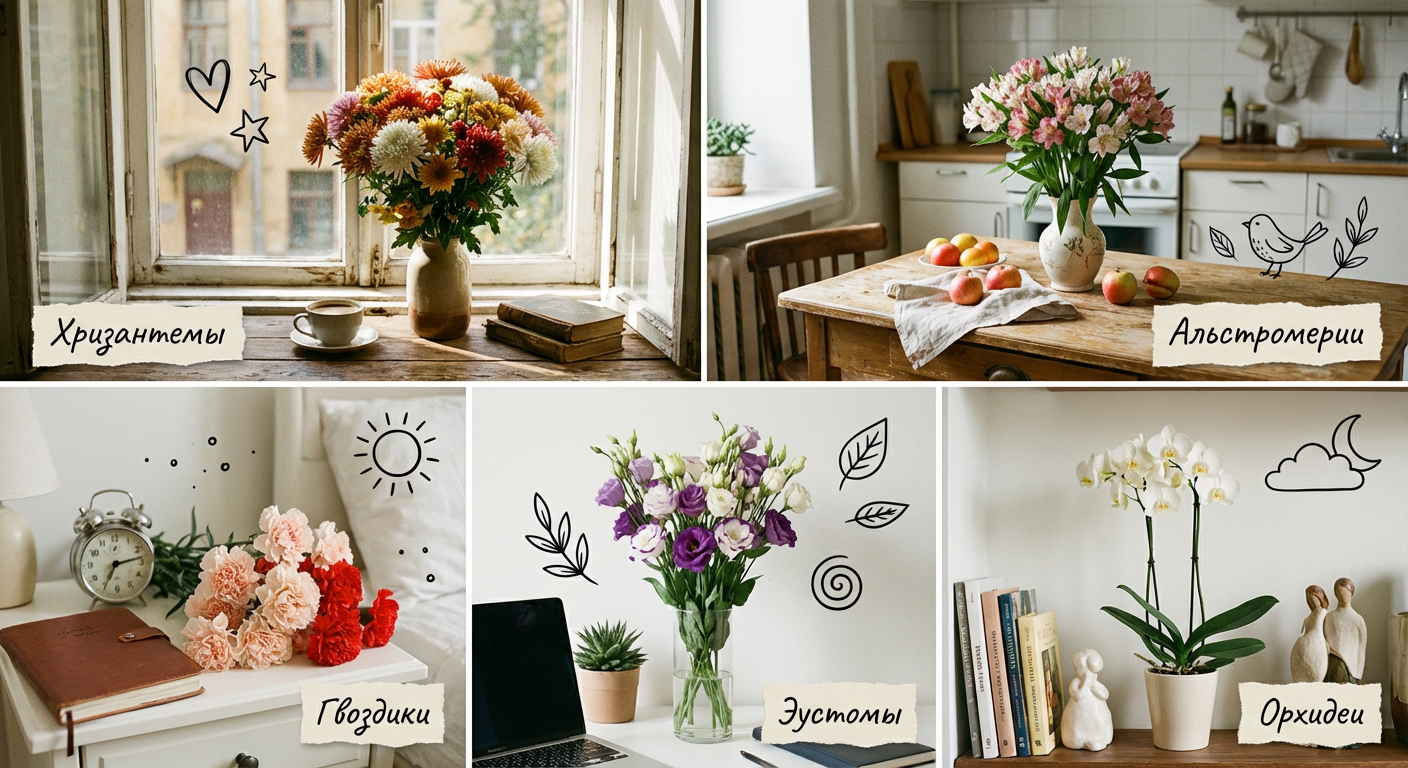 Какие цветы не предадут и будут радовать долго?